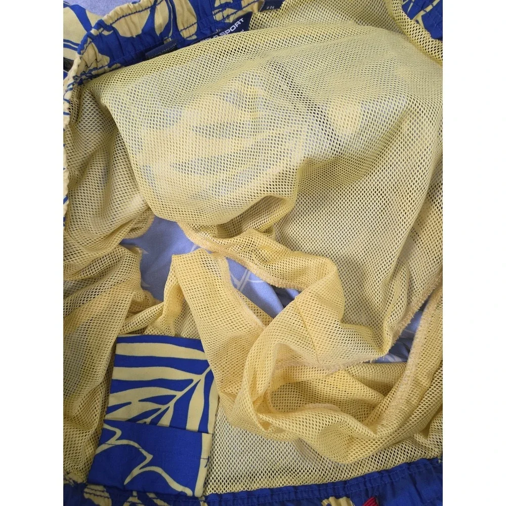Polo‎ Sport Ralph Lauren Swimwear Bathing Trunks 2XL Lined Blue Aloha Tropical